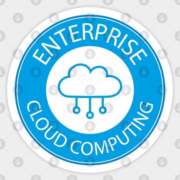 Enterprise Cloud Computing Sticker by Incognito Design